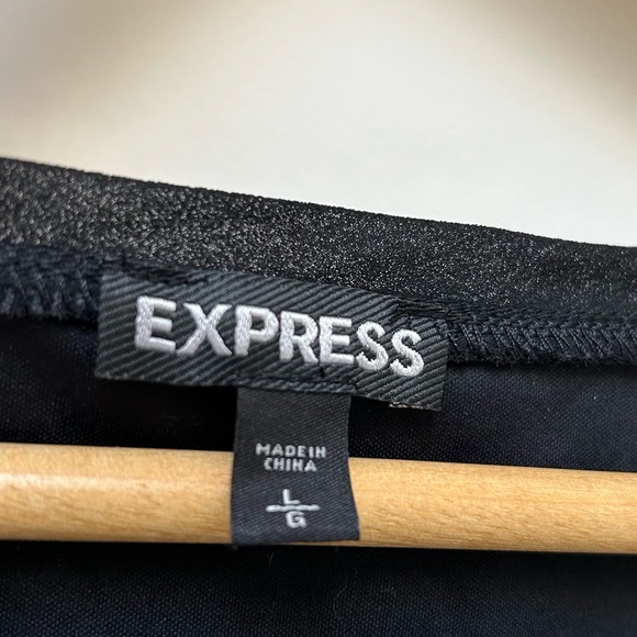 EXPRESS Sequin Crop Tank Top Size L - Picture 9 of 10